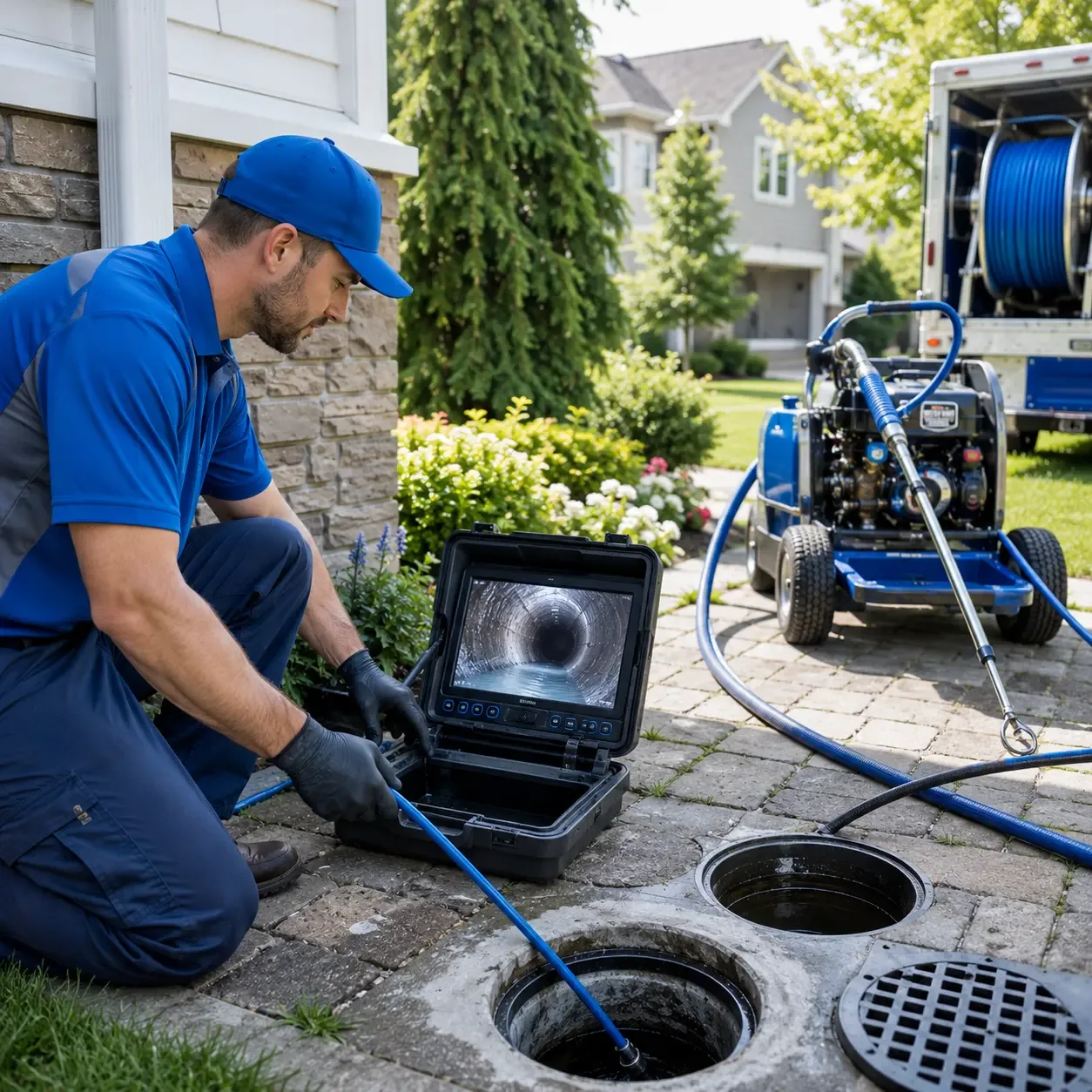 Outdoor drain cleaning professionals serving Hoyleton, IL